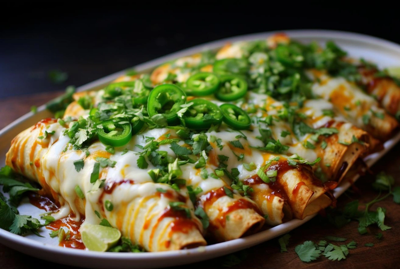 Mexican street food selection served in Los Angeles