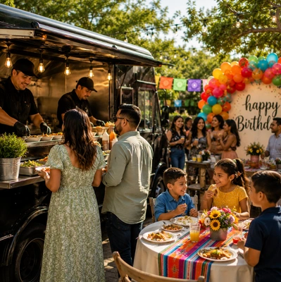Food truck catering for private parties and birthdays in Los Angeles